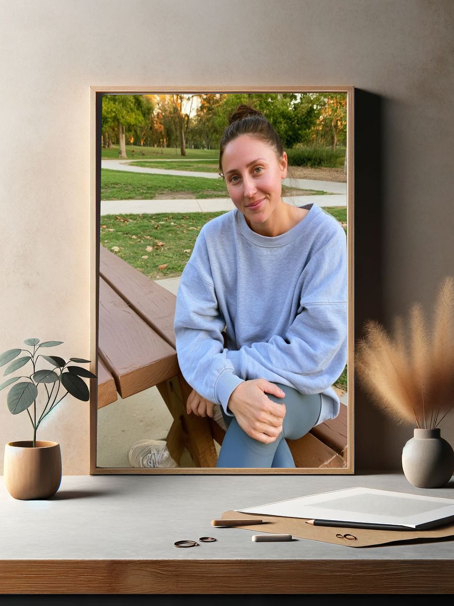 Park Portrait Photography Poster. — room view 2