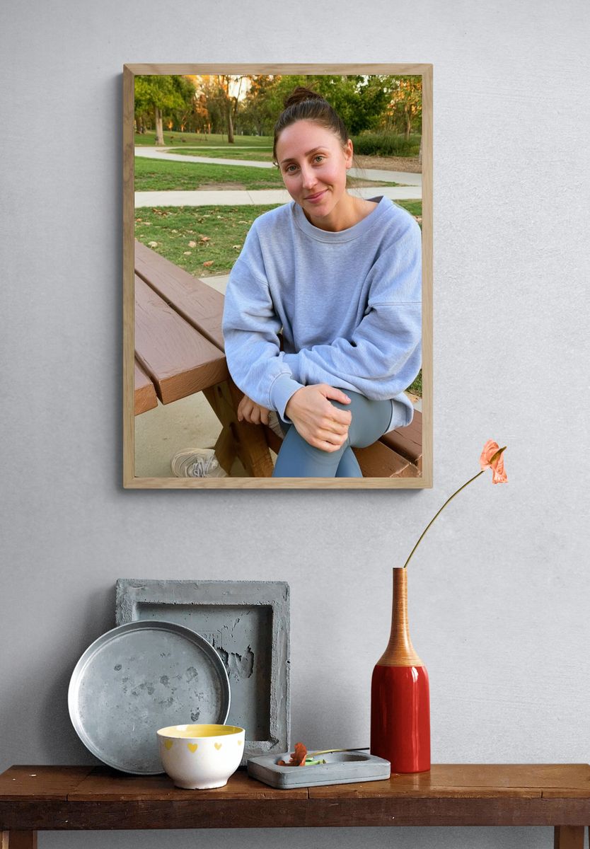 Park Portrait Photography Poster. — room view 3