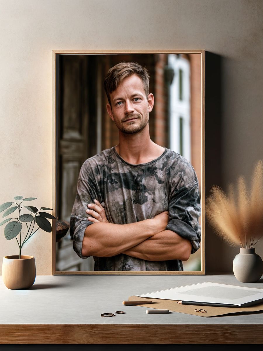 Urban Portrait Photography Poster. — room view 2