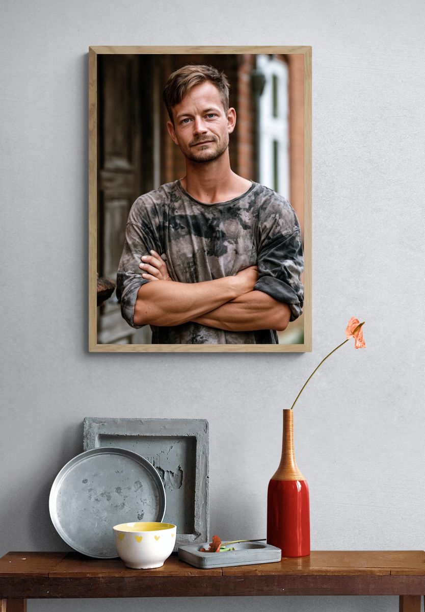 Urban Portrait Photography Poster. — room view 3