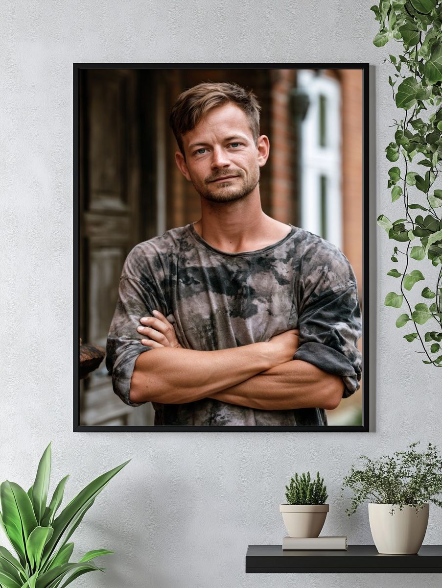 Urban Portrait Photography Poster. — room view 4