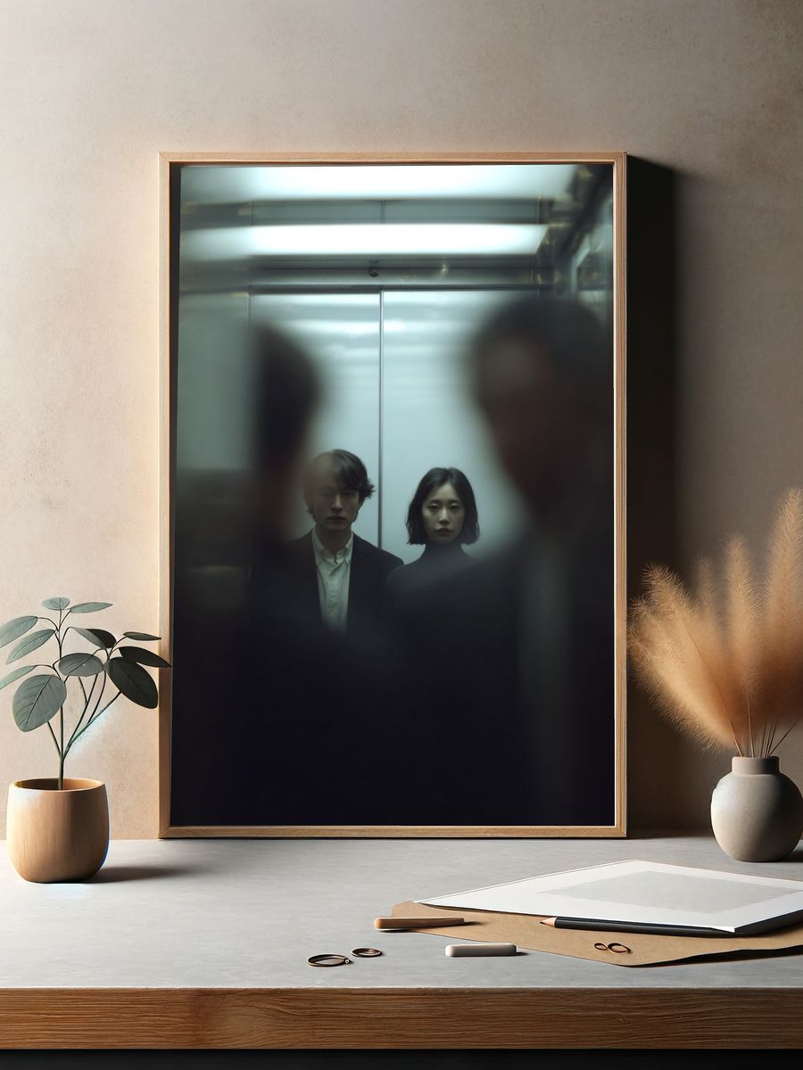 Elevator Portrait Photography Poster. — room view 2