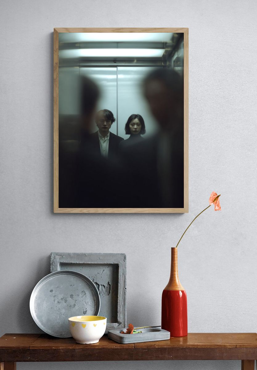 Elevator Portrait Photography Poster. — room view 3