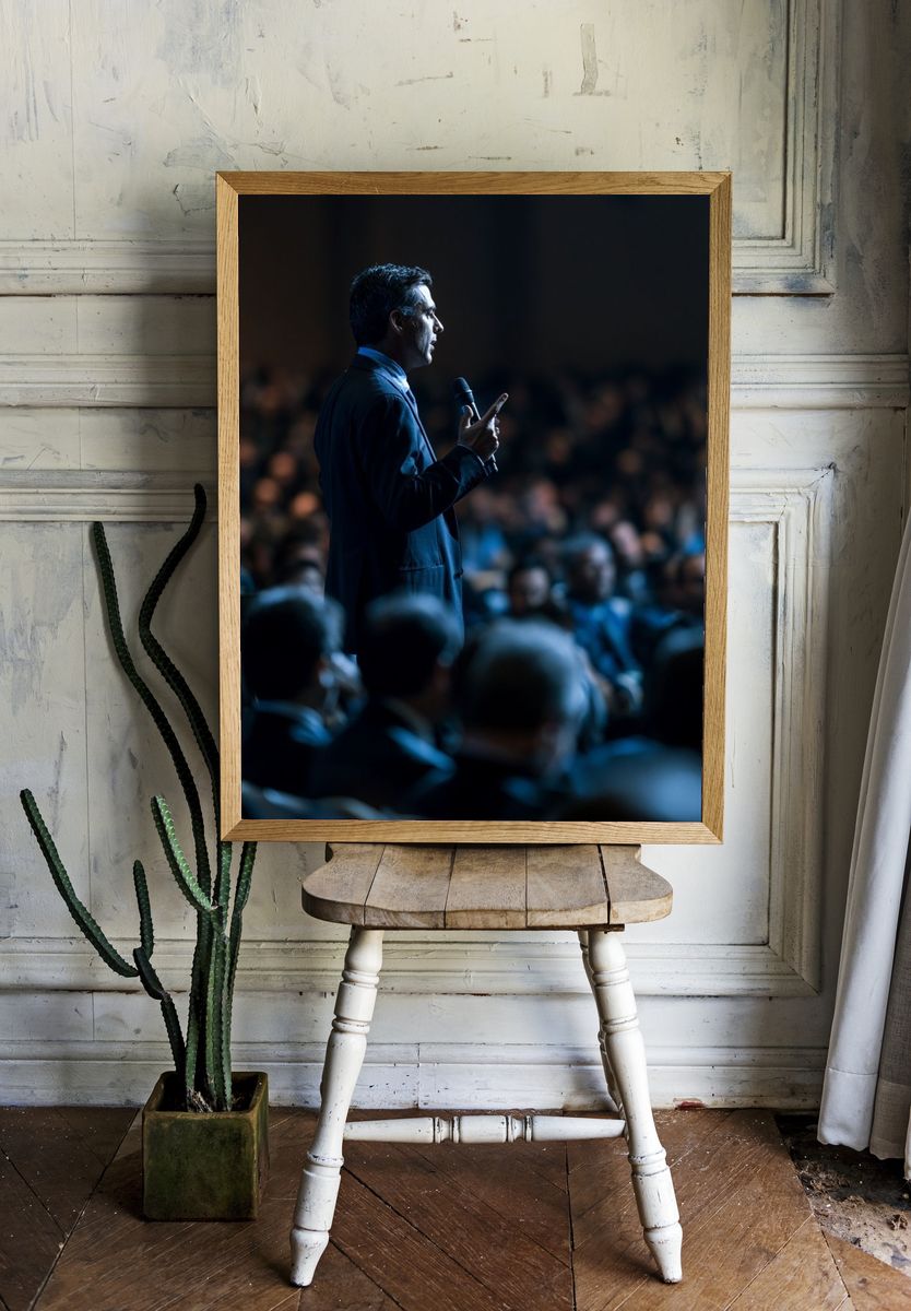 Conference Speaker Photography Poster. room preview