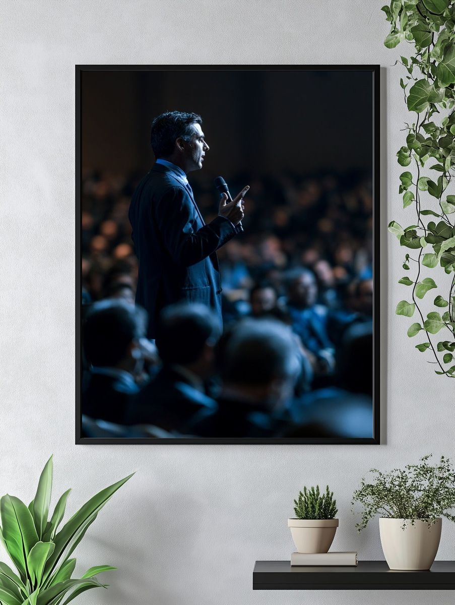 Conference Speaker Photography Poster. — room view 4