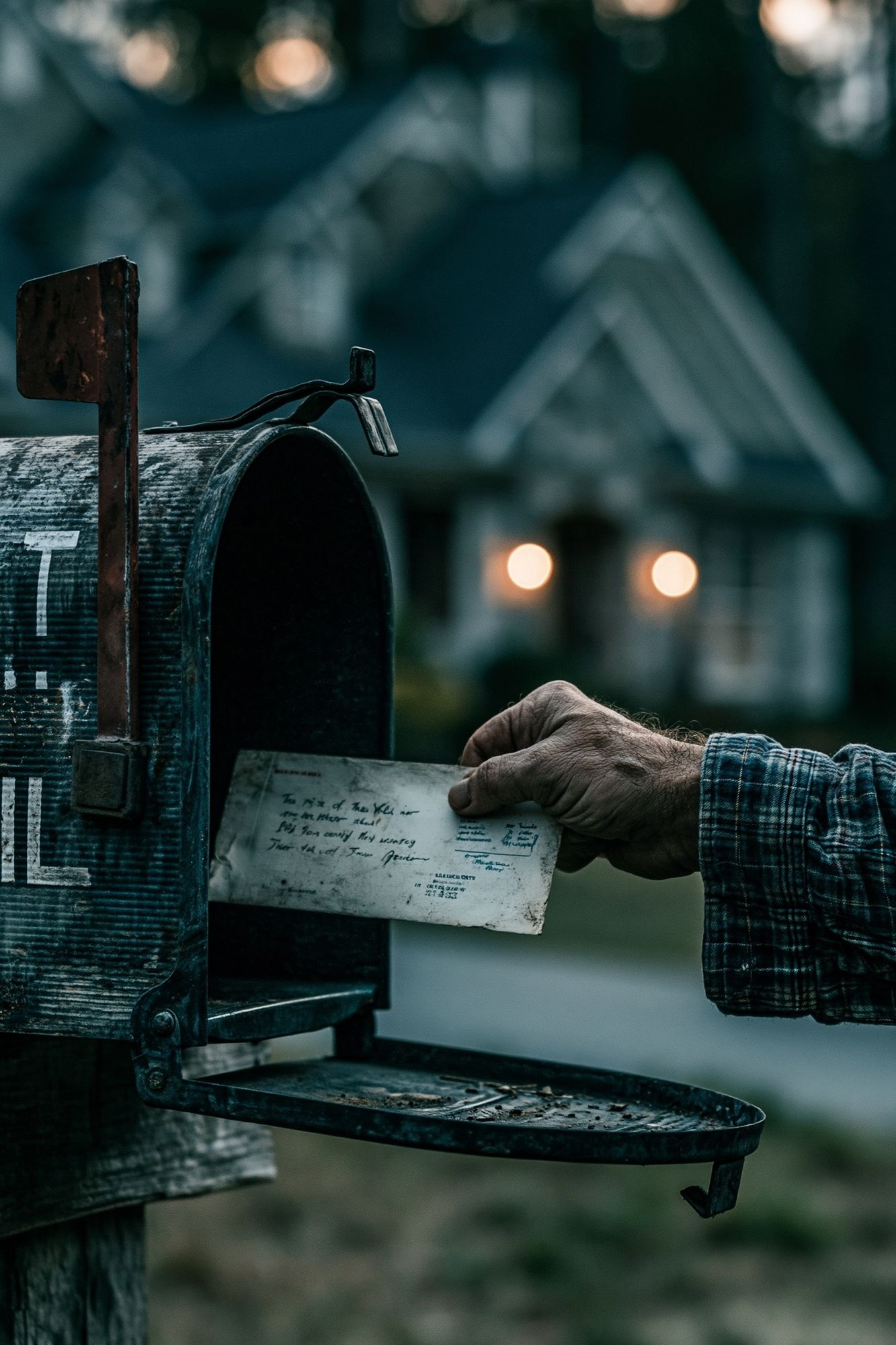 Rustic Mailbox Delivery Photography Poster. poster detail