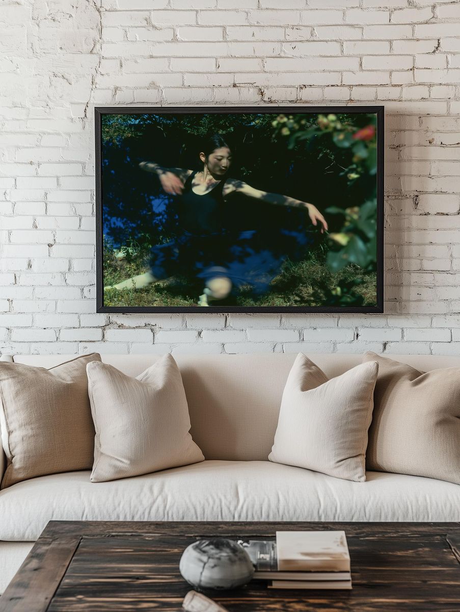 Dancer in Garden Shadows Poster. — room view 1