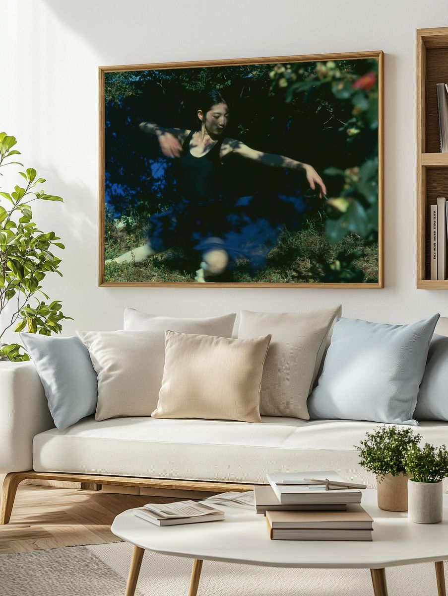 Dancer in Garden Shadows Poster. — room view 2