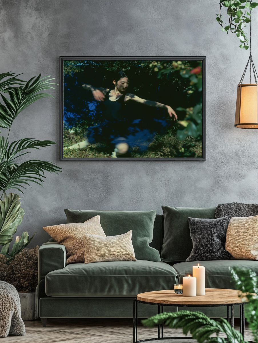Dancer in Garden Shadows Poster. — room view 4