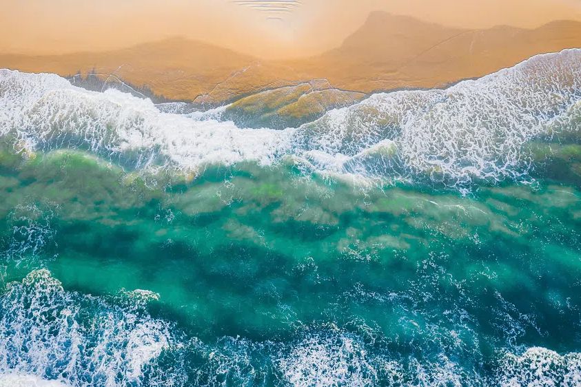 Beach desktop wallpaper background, HD. poster detail