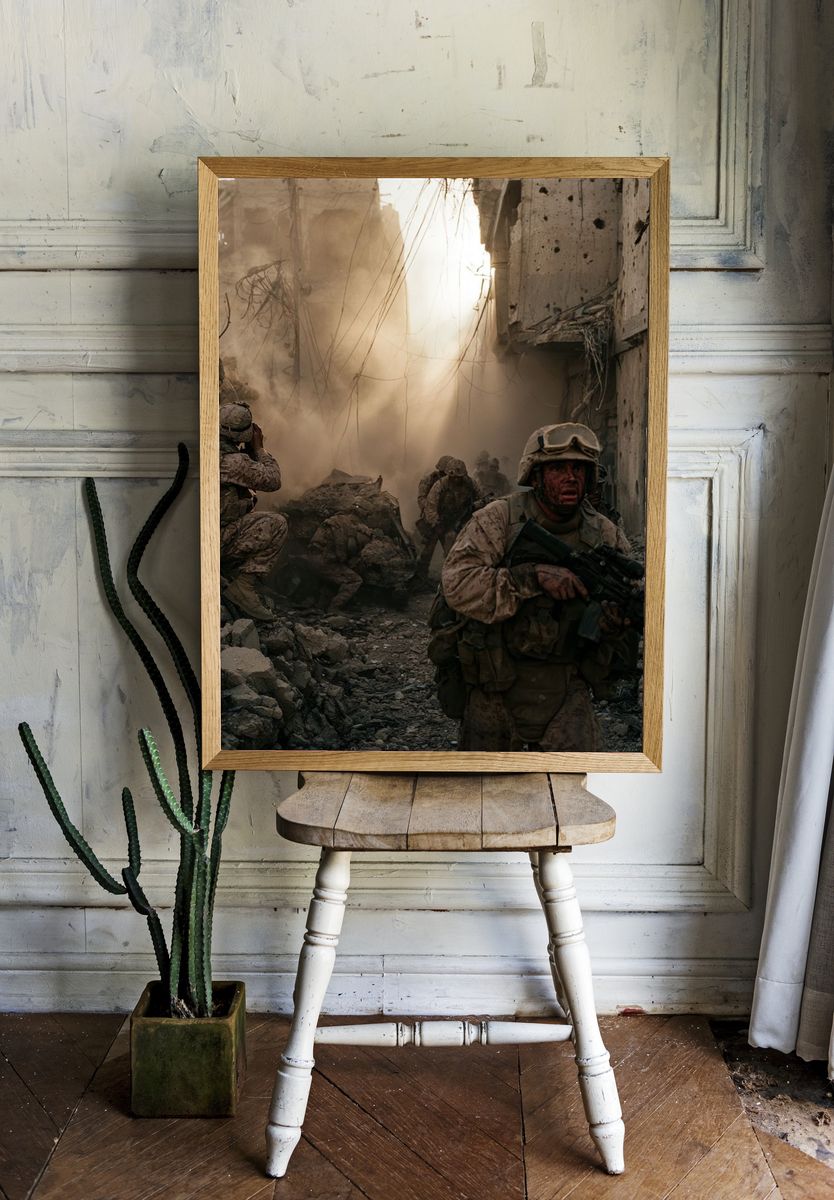 Urban Combat Photography Poster. room preview