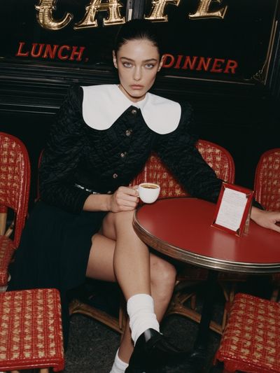 Cafe Portrait Photography Poster.