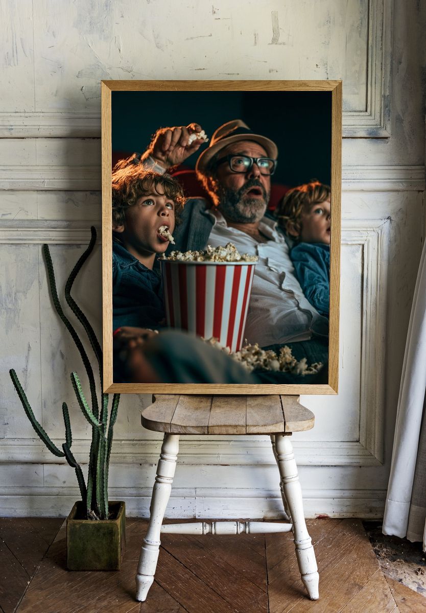 Movie Night Family Photography Poster. room preview