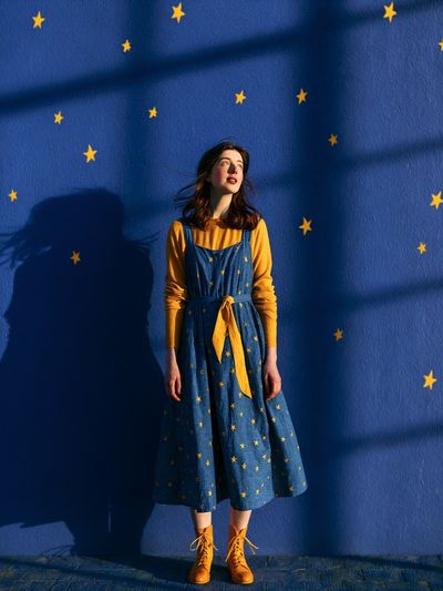 Starry Blue Portrait Photography Poster.