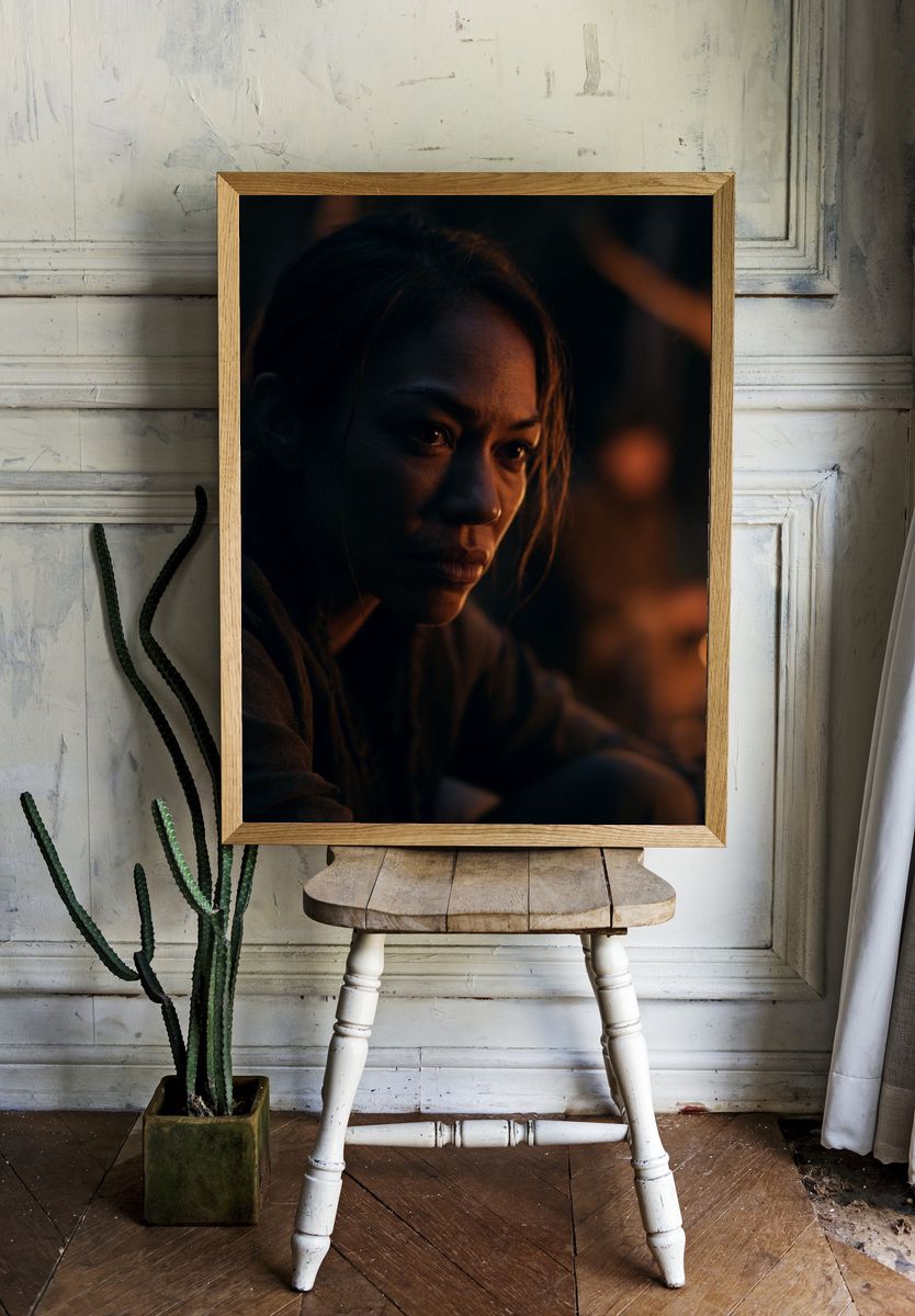Candlelit Portrait Photography Poster. — room view 1