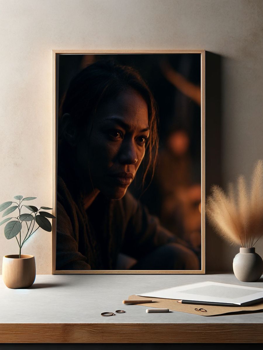 Candlelit Portrait Photography Poster. — room view 2