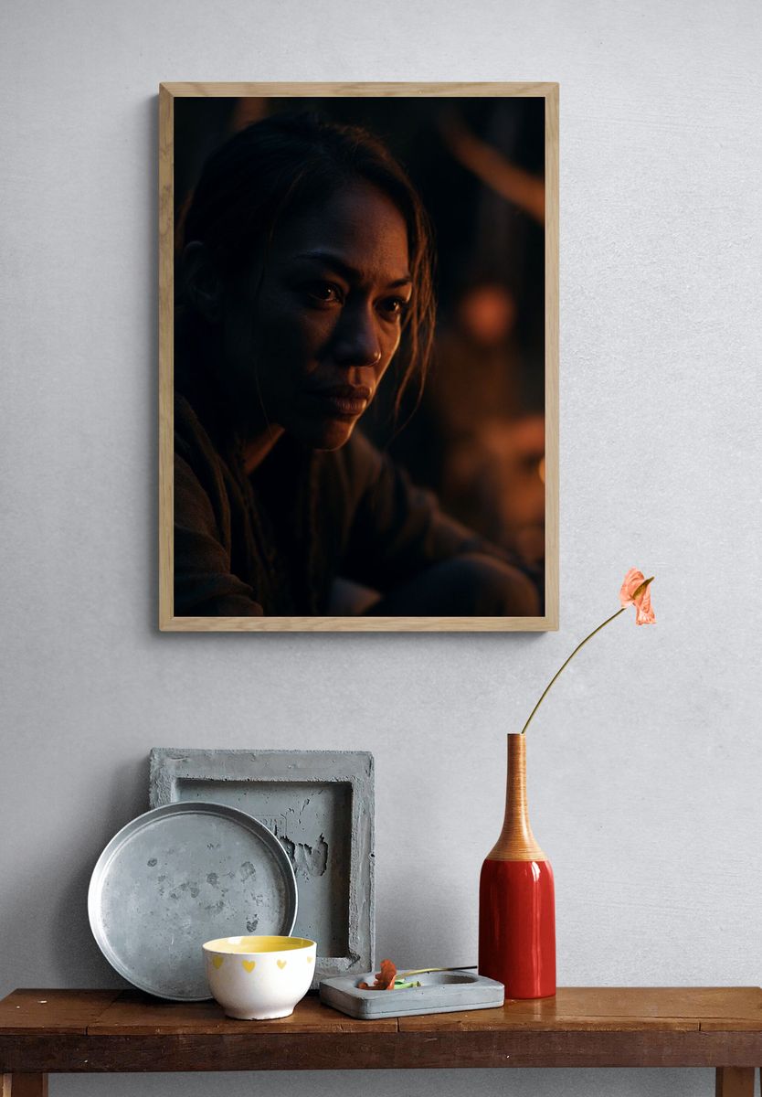 Candlelit Portrait Photography Poster. — room view 3