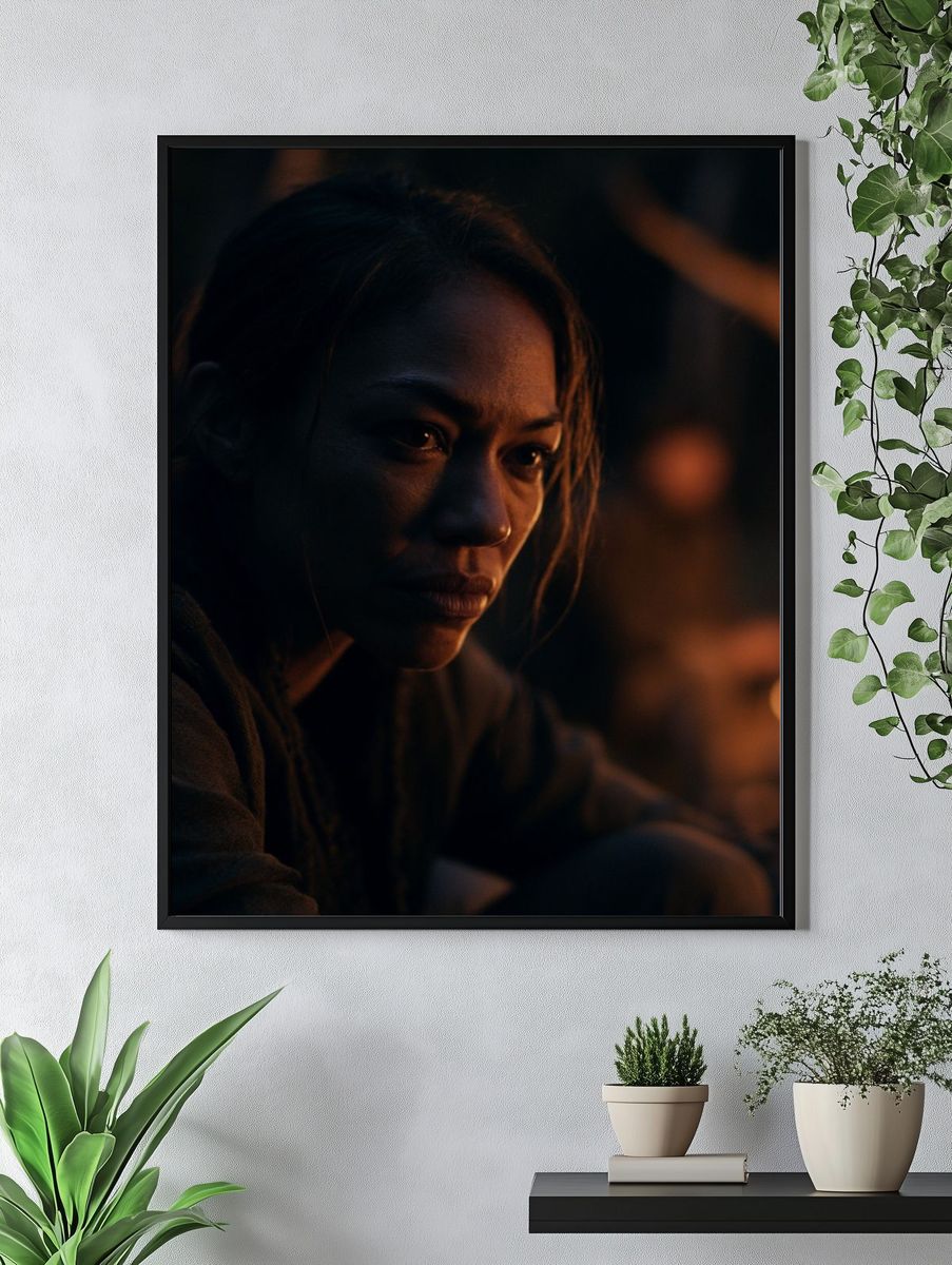 Candlelit Portrait Photography Poster. — room view 4