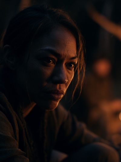 Candlelit Portrait Photography Poster. poster