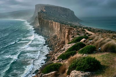 Coastal Cliffscape Photography Print. poster
