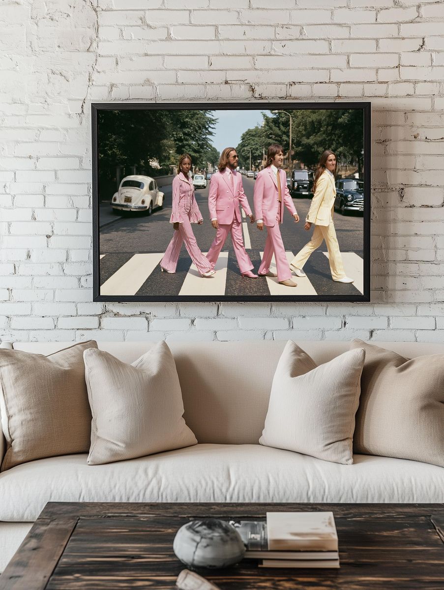 Abbey Road Fashion Street Poster. — room view 1