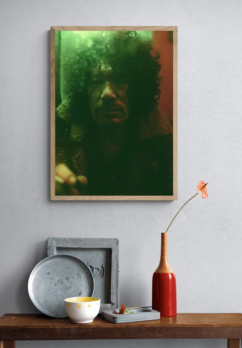 Green Portrait Poster. — room view 3