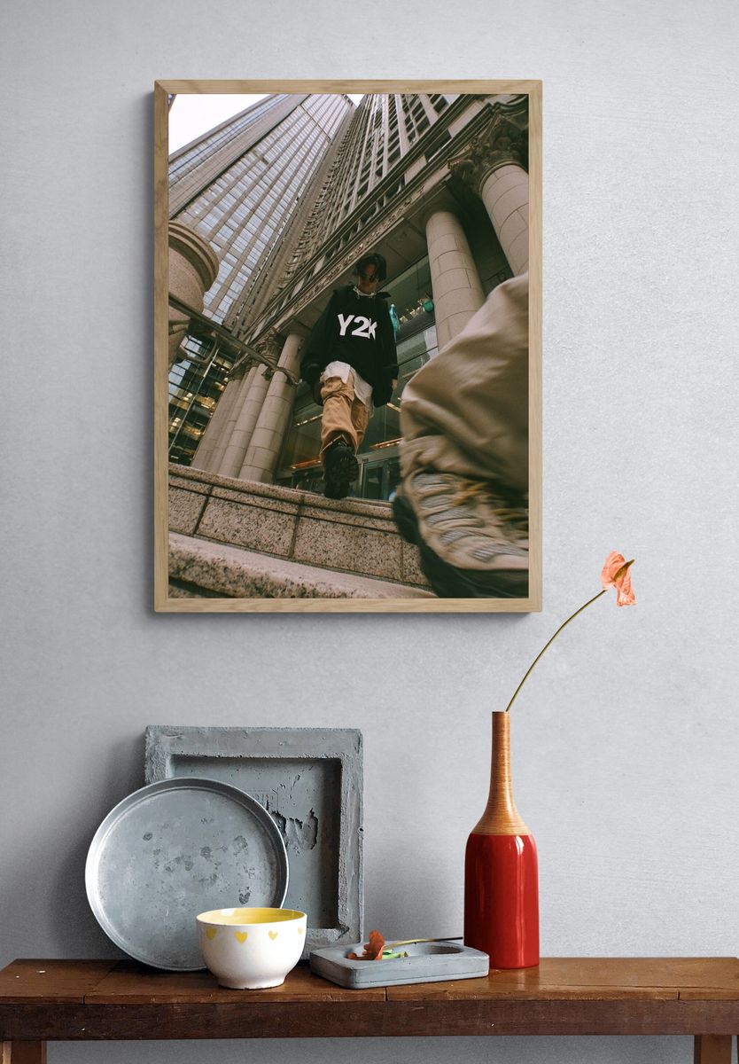 Urban Y2K Street Photography Poster. — room view 3