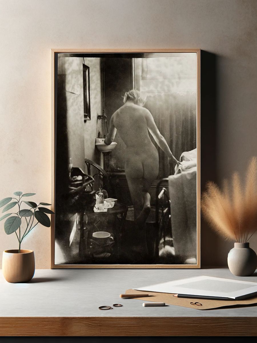 Vintage Nude Interior Photography Poster. — room view 2