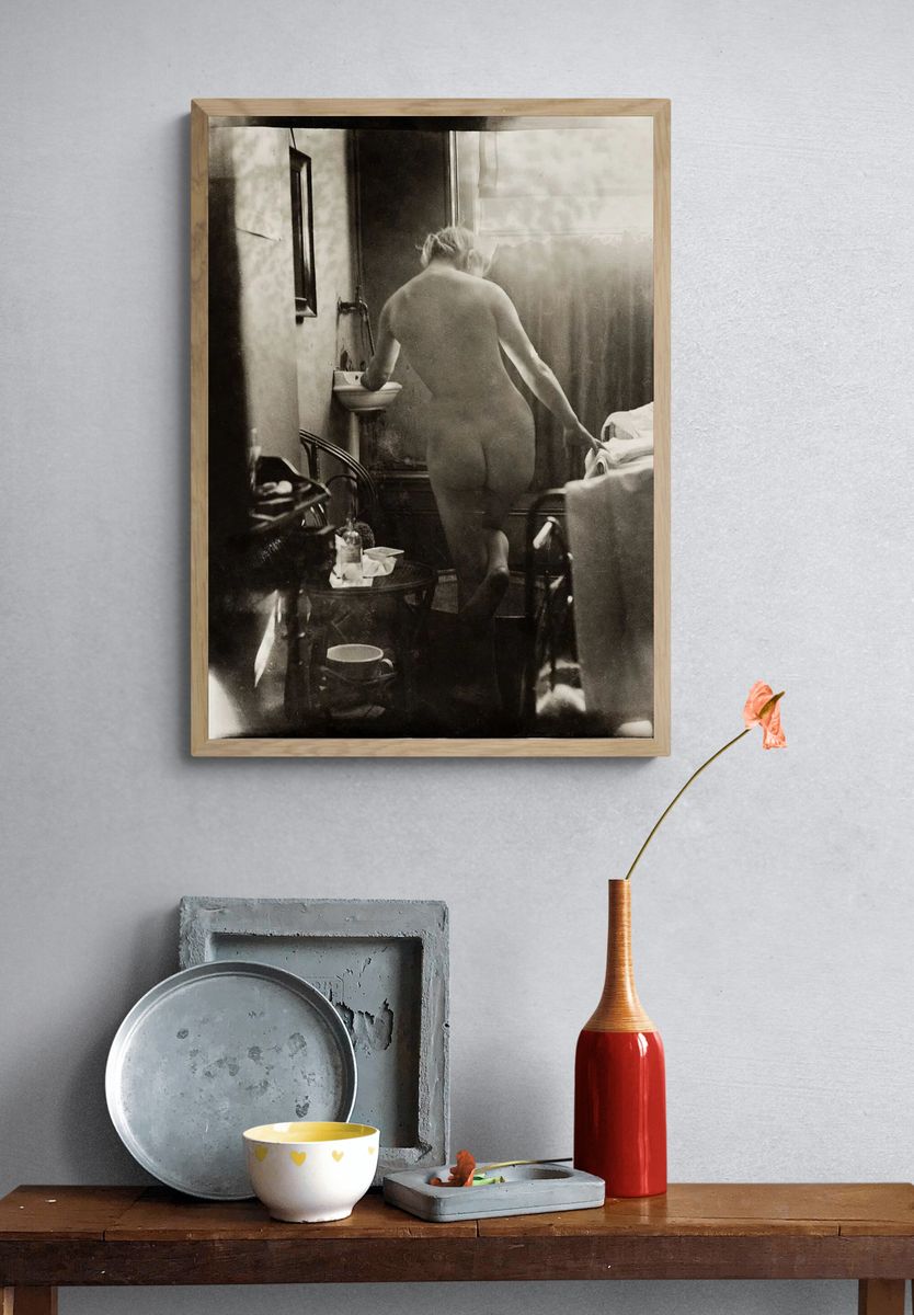 Vintage Nude Interior Photography Poster. — room view 3