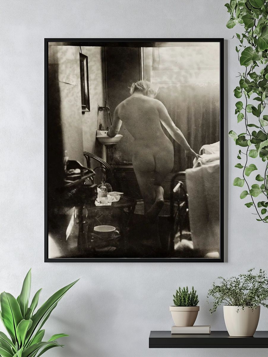 Vintage Nude Interior Photography Poster. — room view 4