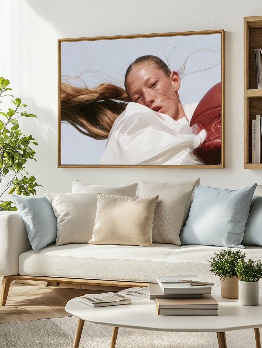Boxer Portrait Photography Poster. — room view 2