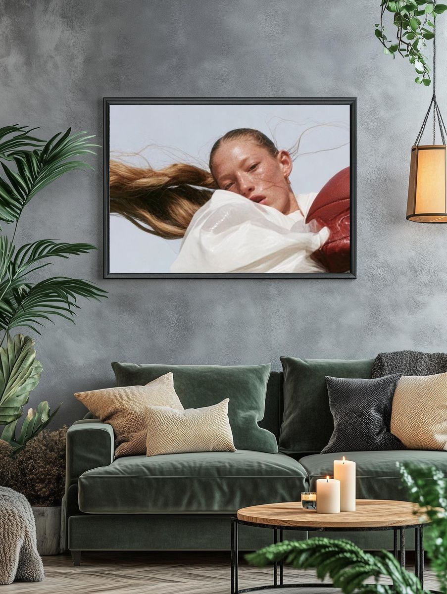 Boxer Portrait Photography Poster. — room view 4