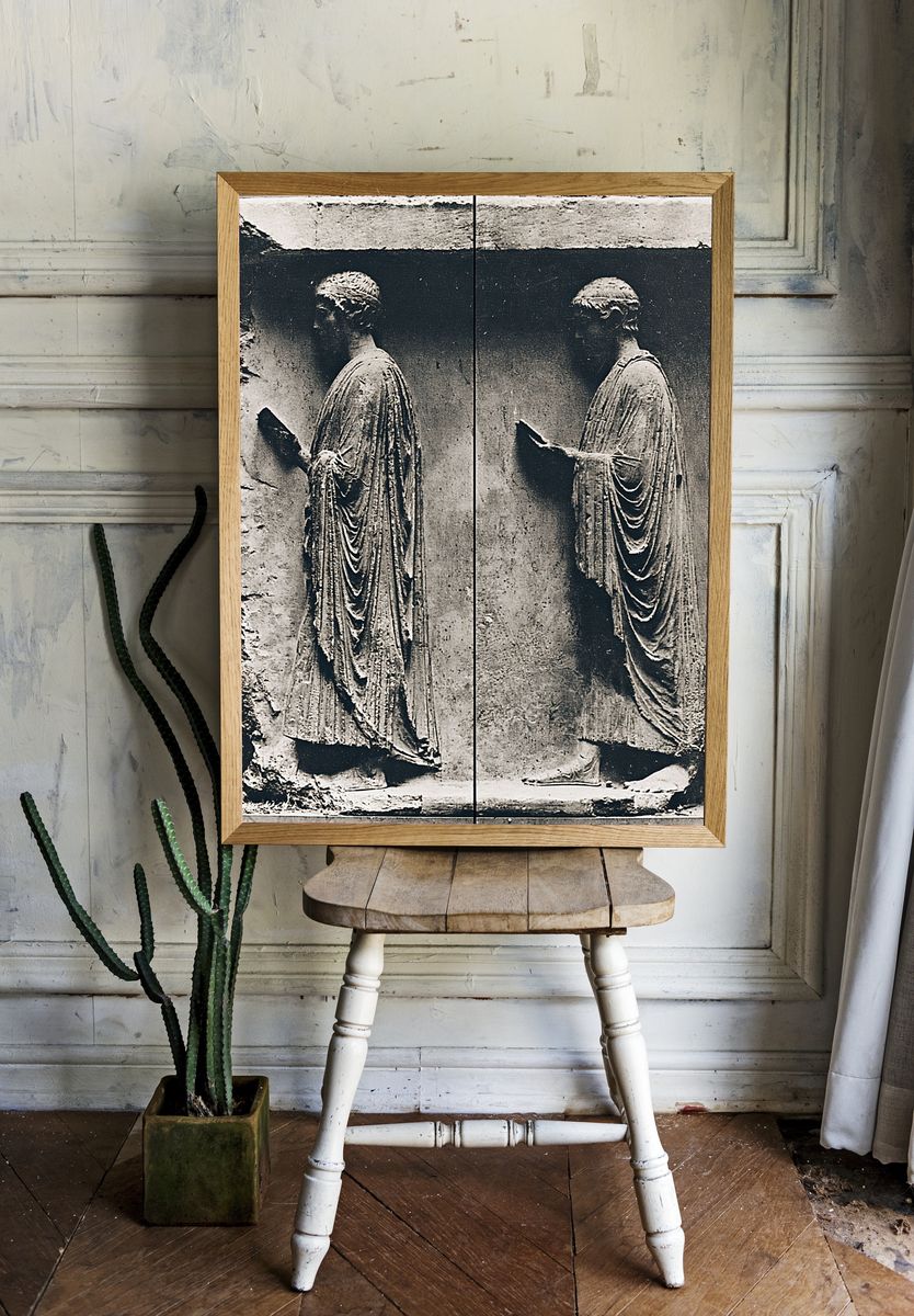Classical Relief Study Photography Print. — room view 1