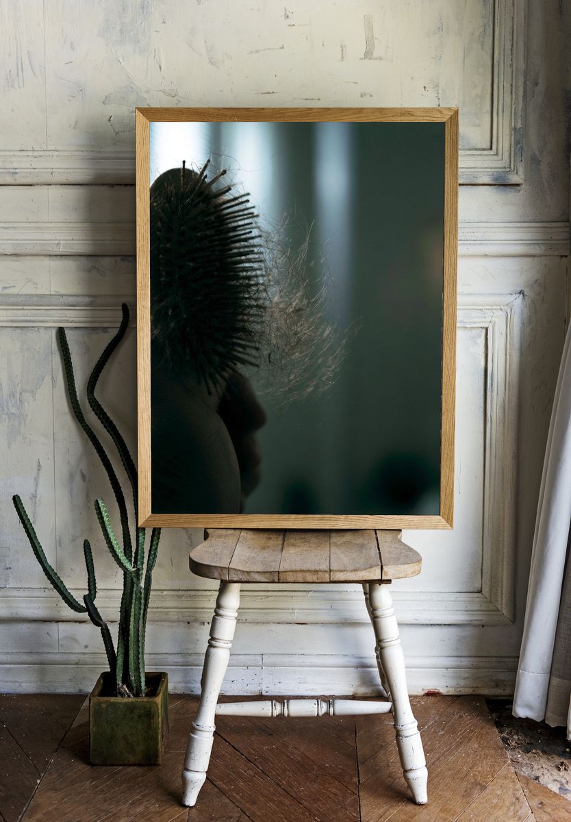 Hairbrush Still Life Photography Poster. room preview