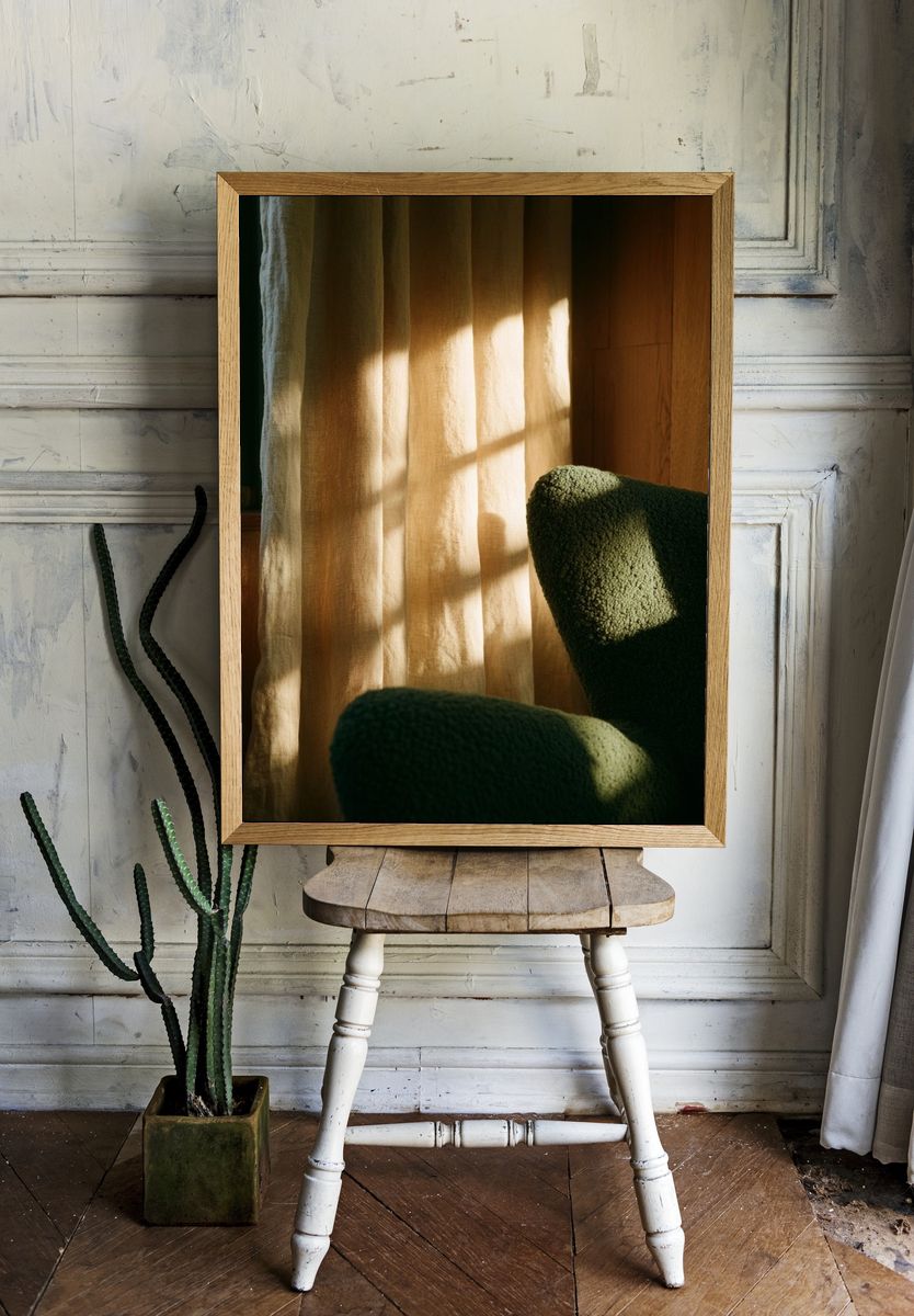 Sunlit Interior Still Life Photography Poster. room preview