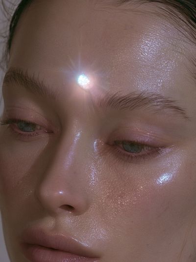 Luminous Face Portrait Poster. poster