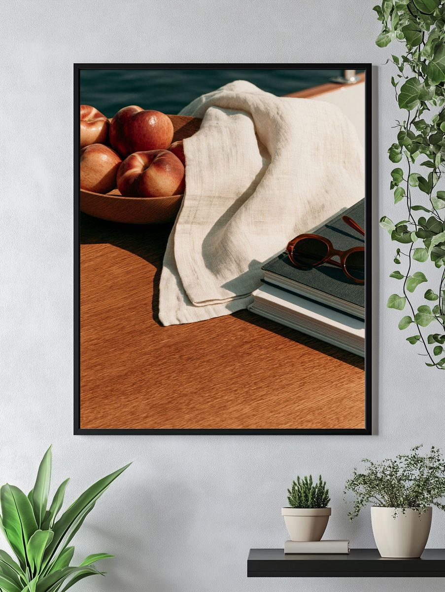 Coastal Still Life Photography Poster. — room view 4