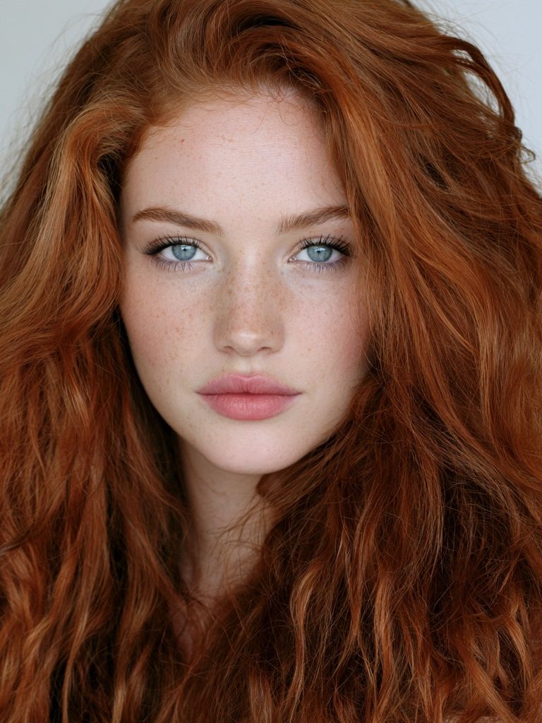 Red Hair Portrait Photography Poster. poster — photography art