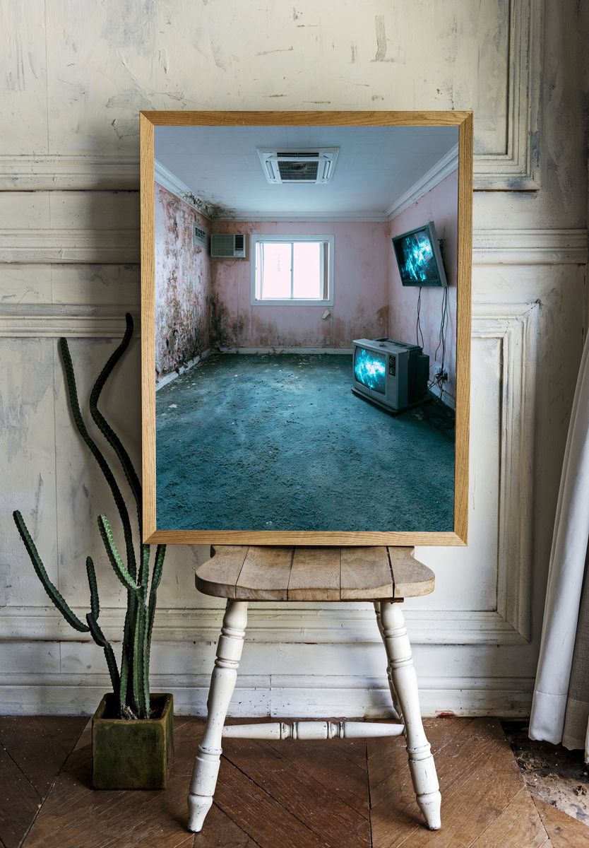 Abandoned Room Photography Poster. — room view 1