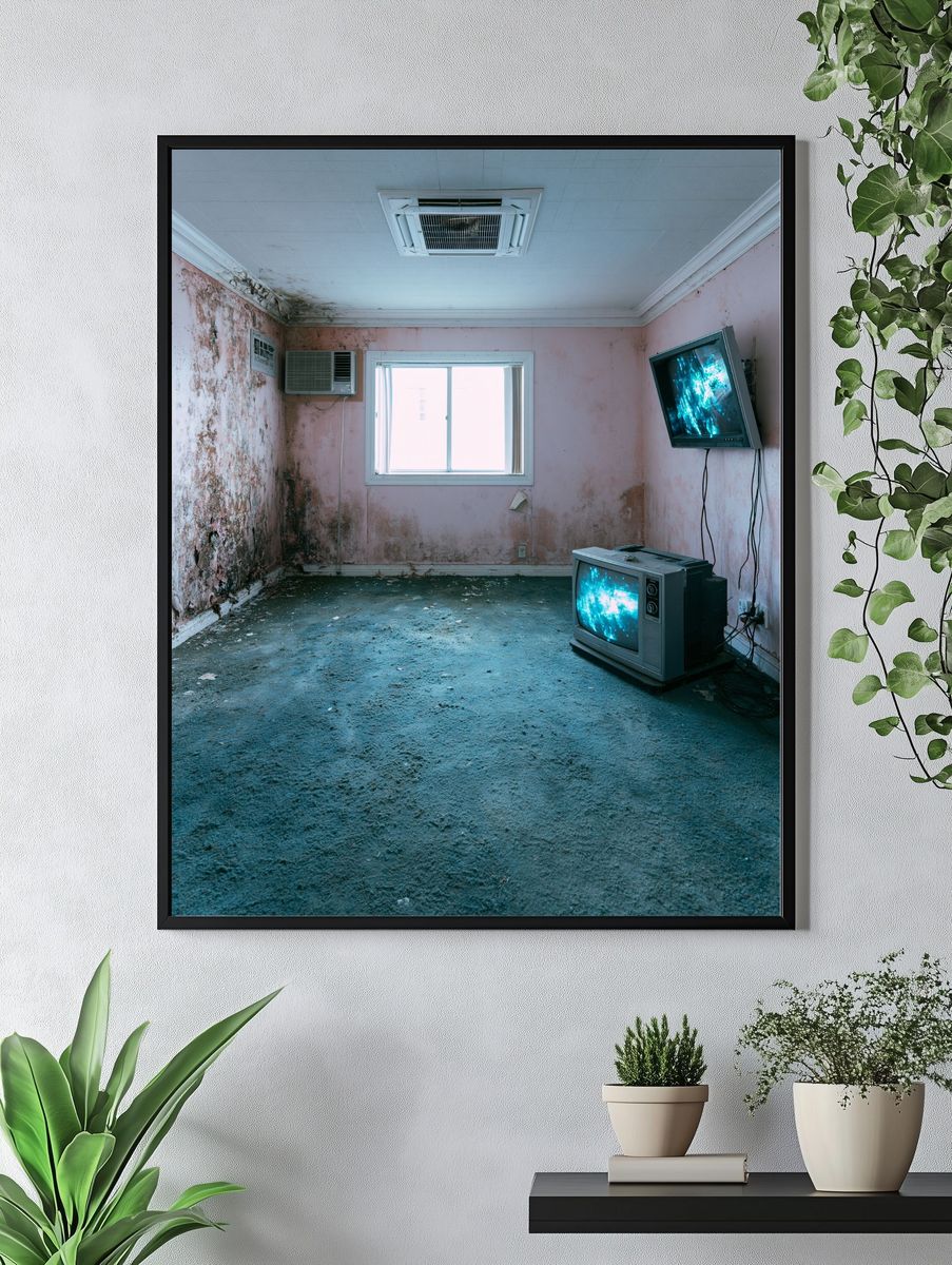 Abandoned Room Photography Poster. — room view 4