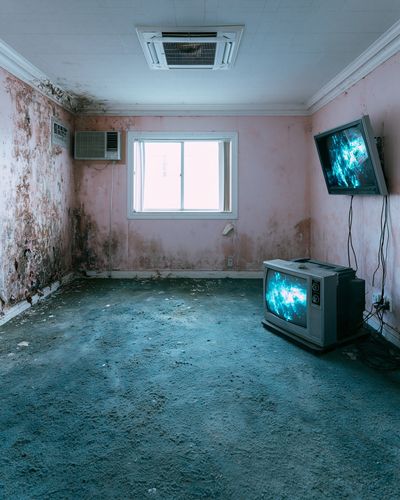 Abandoned Room Photography Poster.