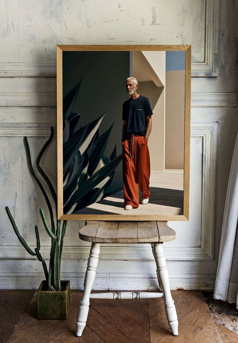 Modern Fashion Portrait Poster. room preview