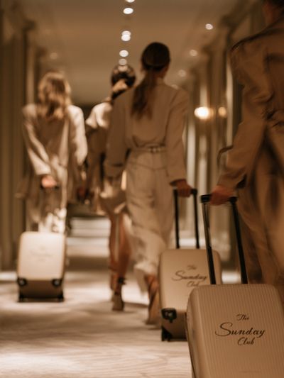Luxury Travel Corridor Photography Poster.