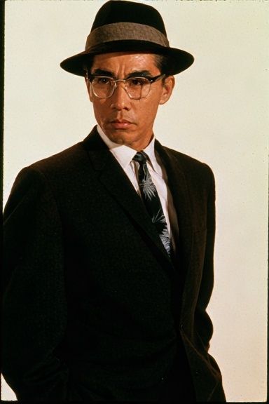 Mysterious Man in Fedora Poster. poster detail