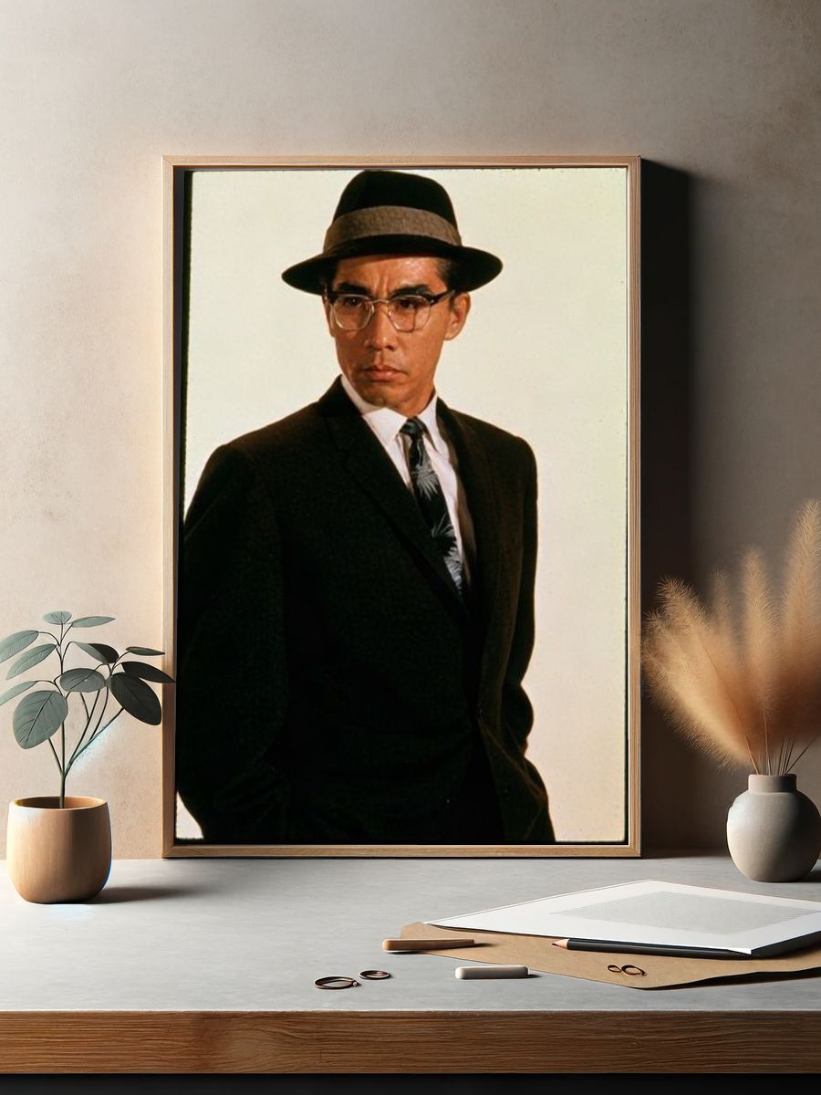 Mysterious Man in Fedora Poster. — room view 2