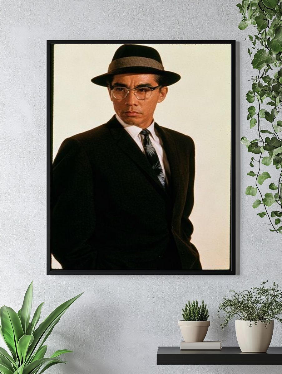 Mysterious Man in Fedora Poster. — room view 4