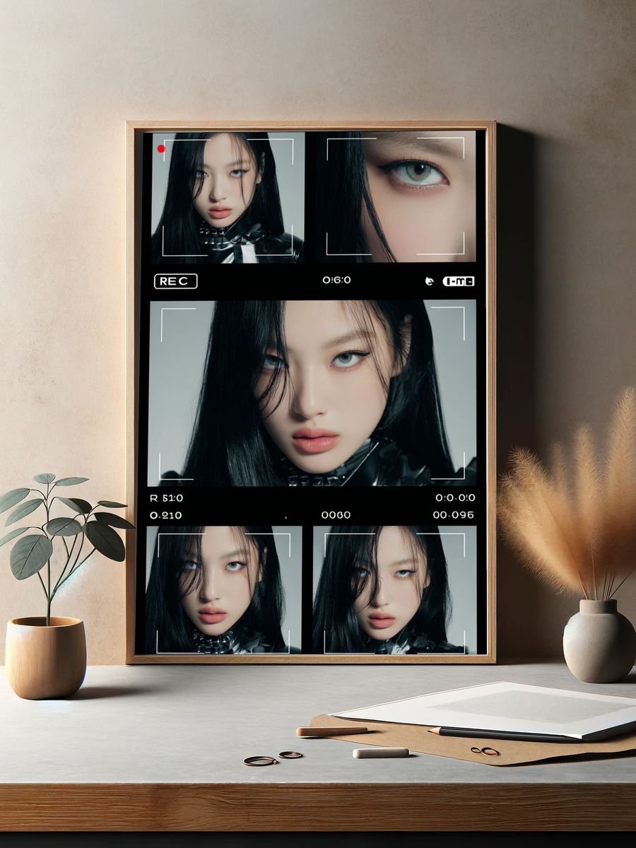 Cyberpunk Portrait Photography Poster. — room view 2
