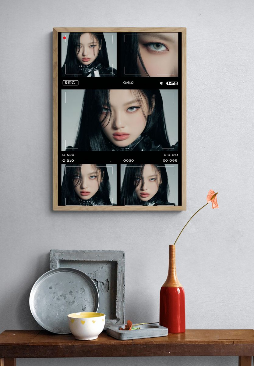 Cyberpunk Portrait Photography Poster. — room view 3