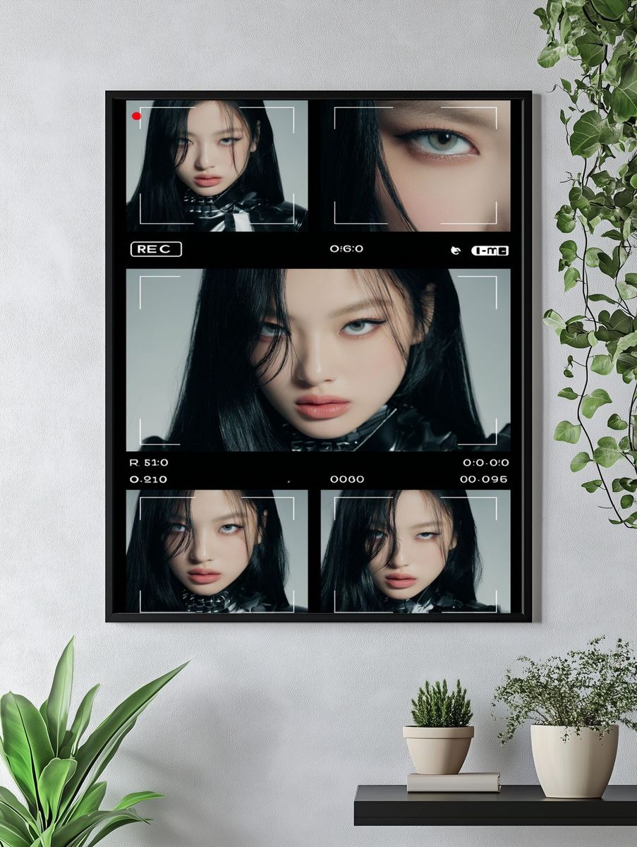Cyberpunk Portrait Photography Poster. — room view 4