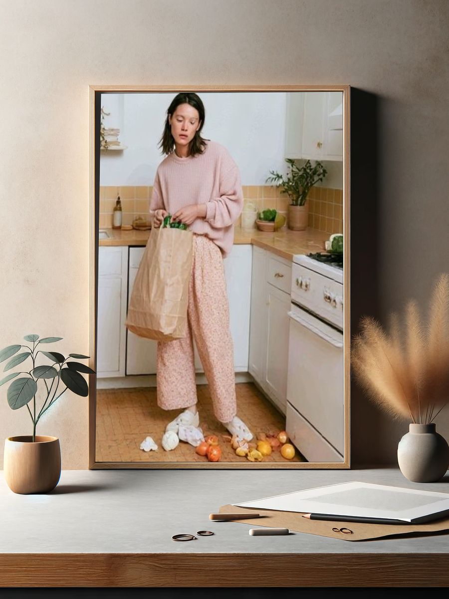 Kitchen Grocery Moment Photography Poster. — room view 2